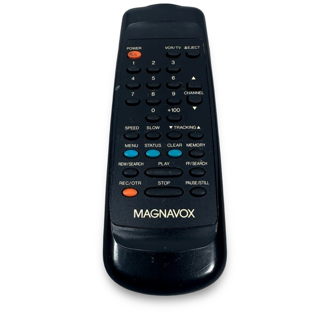 Magnavox UREMT34SR007 VCR TV Remote Control OEM Replacement Tracking Slow